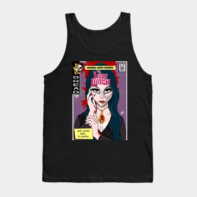 THE LOVE WITCH Purple Cover Tank Top by Paranoia Prints